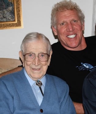 Bill with John Wooden copy